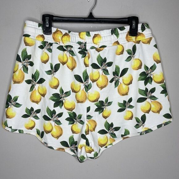 GENERATION LOVE Britt Lemon Sweat Shorts NEW  Ivory Yellow Womens Extra Large XL - Picture 6 of 12